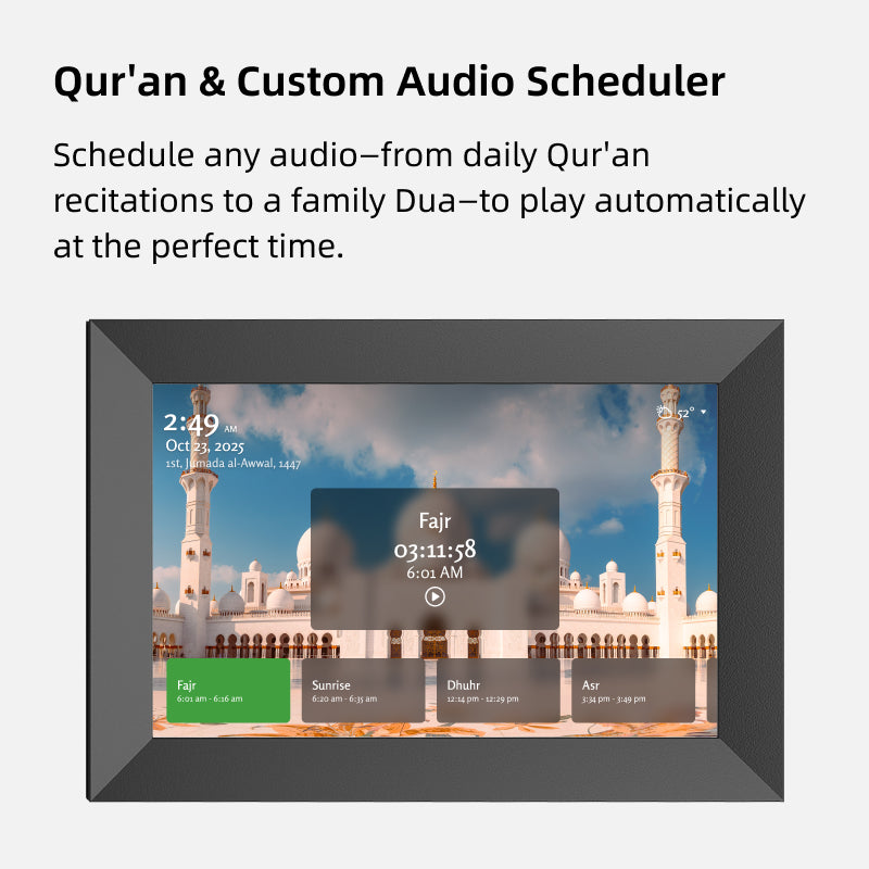 Hijri & Gregorian Calendar Clock
