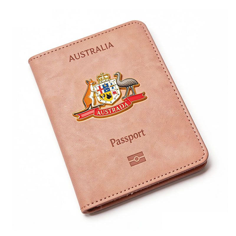 Australian Passport holder with RFID blocking