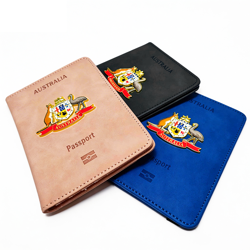Australian Passport holder with RFID blocking